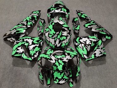 2005-2006 Camouflage Light Green Honda CBR600RR Motorcycle Fairings