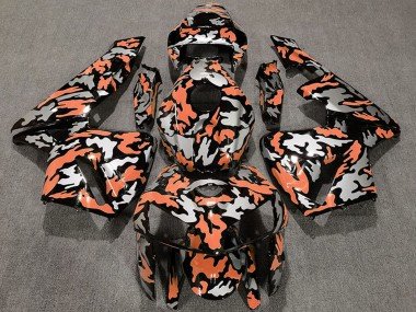 2005-2006 Camouflage Light Orange Honda CBR600RR Motorcycle Fairings