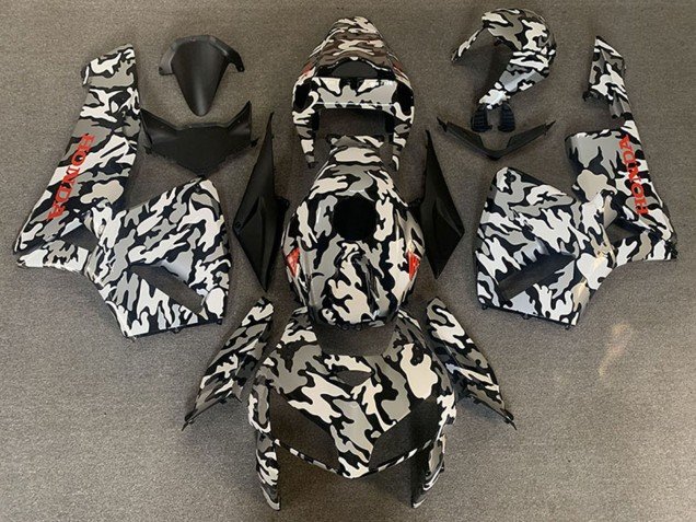 2005-2006 Camouflage Red Decals Honda CBR600RR Motorcycle Fairings