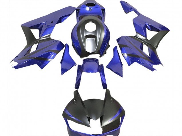 2013-2023 Blue Matte Black Honda CBR600RR Motorcycle Fairings