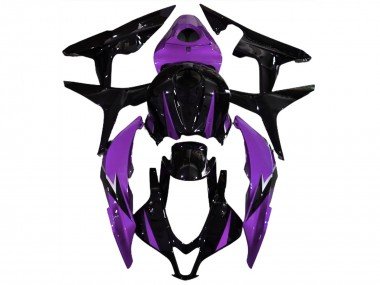 2007-2008 Purple Glossy Black Honda CBR600RR Motorcycle Fairings