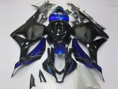 2009-2012 Blue Glossy Black Matte Black Honda CBR600RR Motorcycle Fairing