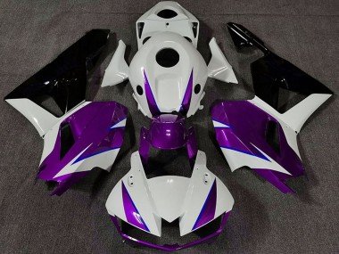 2013-2023 White Purple Blue Glossy Black Honda CBR600RR Motorcycle Fairings