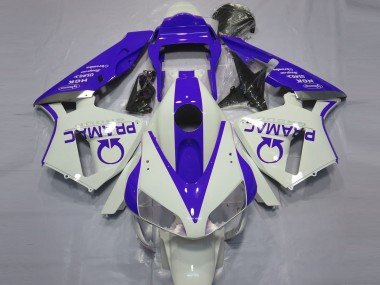 2003-2004 White Blue Pramac Honda CBR600RR Motorcycle Fairings