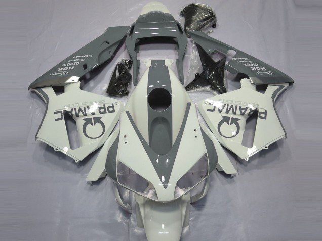 2003-2004 White Grey Pramac Honda CBR600RR Motorcycle Fairings