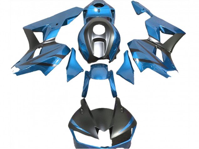 2013-2023 Light Blue Matte Black Honda CBR600RR Motorcycle Fairings