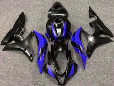 2007-2008 Blue Matte Black Honda CBR600RR Motorcycle Fairing