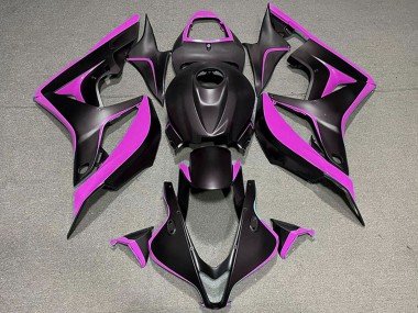 2007-2008 Pink Matte Black Honda CBR600RR Motorcycle Fairings