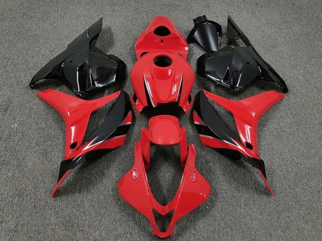 2009-2012 Red Glossy Black OEM Style Honda CBR600RR Motorcycle Fairings