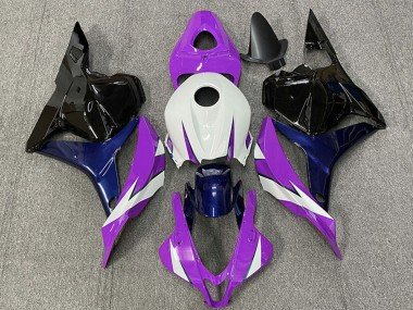 2009-2012 White Purple Blue Glossy Black Honda CBR600RR Motorcycle Fairings