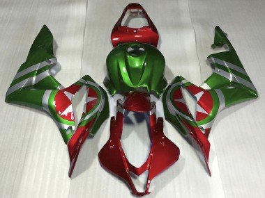 2007-2008 Red Green Captain America Honda CBR600RR Motorcycle Fairings