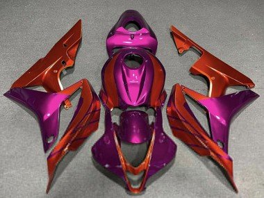 2007-2008 Violet Red Honda CBR600RR Motorcycle Fairings