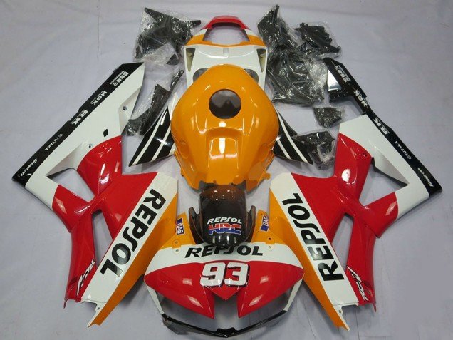 2013-2023 Orange White Red Glossy Black Repsol 93 Honda CBR600RR Motorcycle Fairings