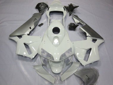 2003-2004 Silver White Honda CBR600RR Motorcycle Fairings