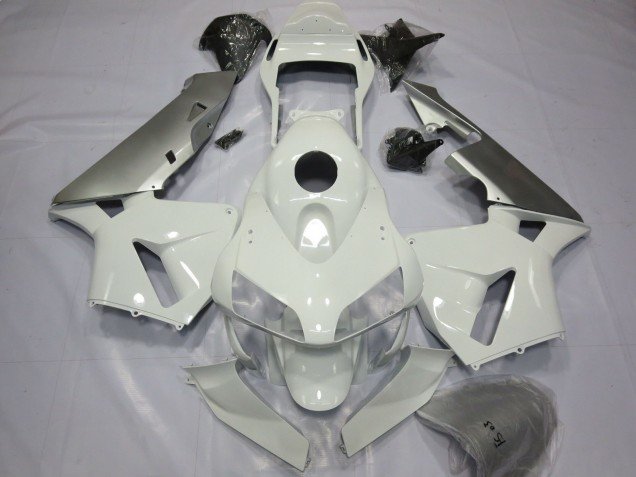 2003-2004 Silver White Honda CBR600RR Motorcycle Fairings