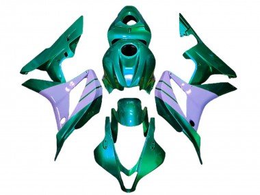 2007-2008 Turquoise Green Milky Purple Honda CBR600RR Motorcycle Fairings