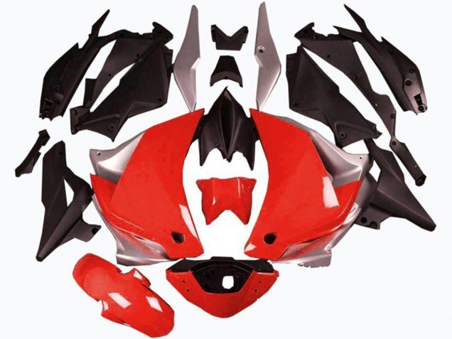 2011-2015 Silver Red Honda CBR250RR Motorcycle Fairings