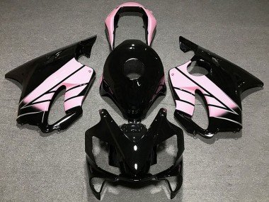 2004-2007 Pink Glossy Black Honda CBR600 F4i Motorcycle Fairings