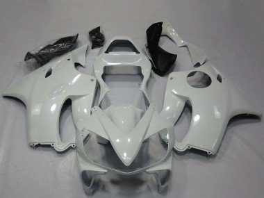 2001-2003 Pearl White Honda CBR600 F4i Motorcycle Fairings