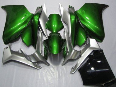 2010-2014 Silver Green Honda VFR 1200 Motorcycle Fairings