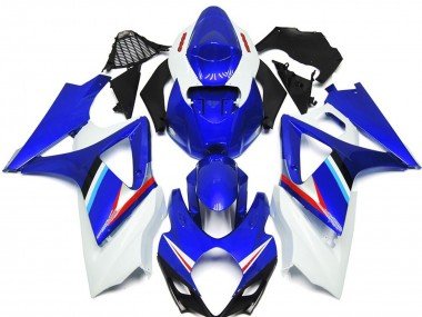 2007-2008 Blue White Red Black Suzuki GSXR 1000 Motorcycle Fairings