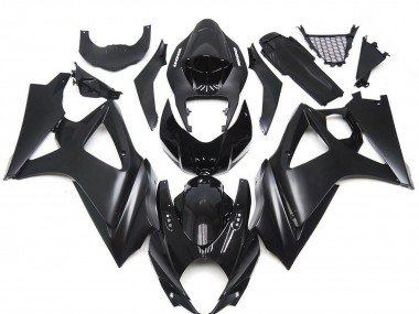 2007-2008 Glossy Black Matte Black Suzuki GSXR 1000 Motorcycle Fairing Kits