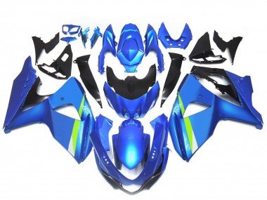 2009-2016 Blue Green Black Suzuki GSXR 1000 Motorcycle Fairings