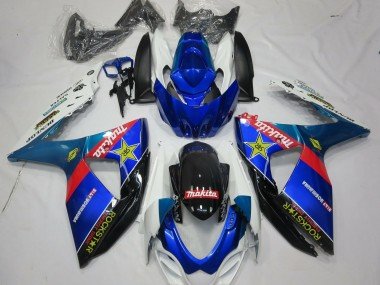 2009-2016 Blue Red Black White RockStar Suzuki GSXR 1000 Motorcycle Fairings