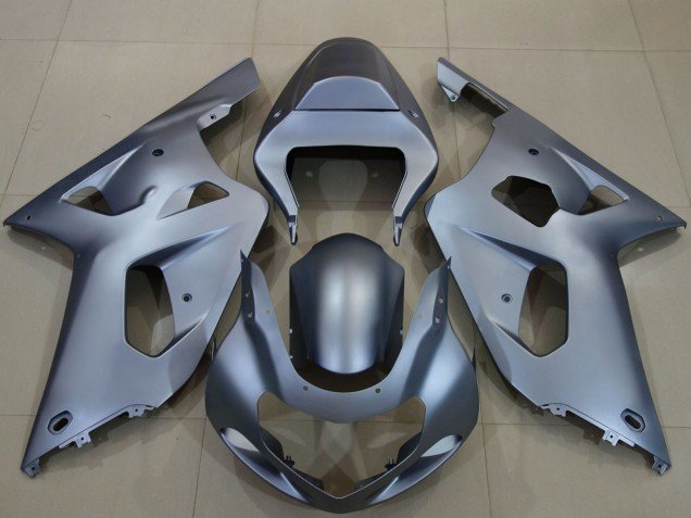 2001-2003 Matte Dark Grey Suzuki GSXR 600 / GSXR 750 Motorcycle Fairings