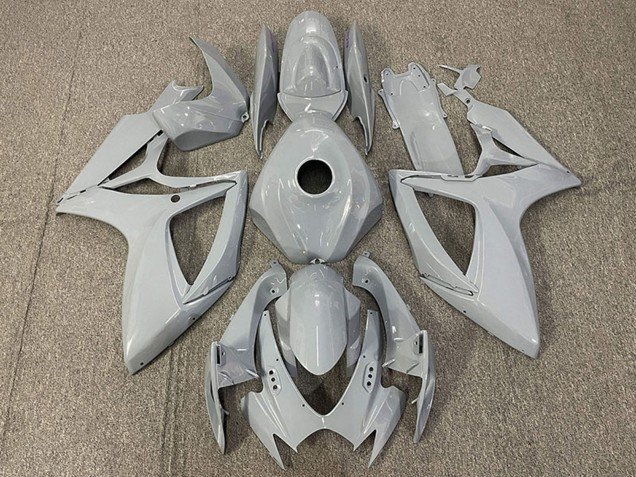 2006-2007 Nardo Grey Suzuki GSXR 600 / GSXR 750 Motorcycle Fairings