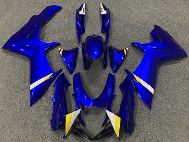 2011-2024 Blue White Yellow Suzuki GSXR 600 / GSXR 750 Abs Motorcycle Fairings