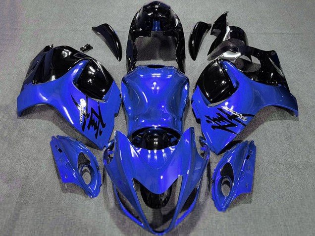 2008-2020 Glossy Blue and Black Suzuki GSXR 1300 Motorcycle Fairings