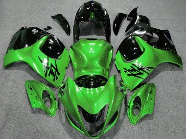 2008-2020 Glossy Green and Black Suzuki GSXR 1300 Motorcycle Fairings