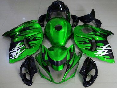 2008-2020 Glossy Green Black Suzuki GSXR 1300 Motorcycle Fairings