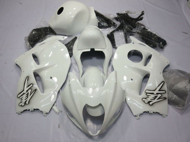 1997-2007 Glossy White Suzuki GSXR 1300 Motorcycle Fairings