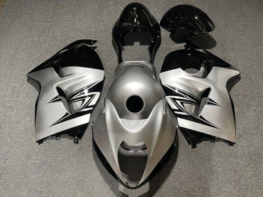 1997-2007 Silver Black Suzuki GSXR 1300 Motorcycle Fairings