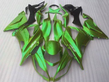 2016-2019 Glossy Candy Green Kawasaki ZX10R Motorcycle Fairings