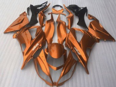 2016-2019 Dark Orange Kawasaki ZX10R Motorcycle Fairings