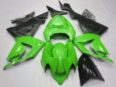2004-2005 Total Green Kawasaki ZX10R Motorcycle Fairings