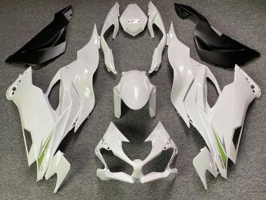 2019-2023 Pearl White Green Kawasaki ZX6R Motorcycle Fairings