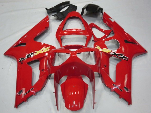 2003-2004 Red Kawasaki ZX6R Motorcycle Fairings