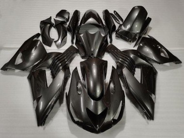 2006-2011 Glossy Black Kawasaki ZX14R Motorcycle Fairings