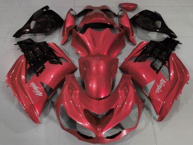 2012-2024 Red Black Kawasaki ZX14R ZZR 1400 Motorcycle Fairings