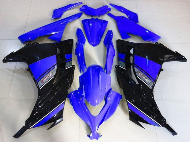 2013-2017 Blue Black Kawasaki Ninja 300 Motorcycle Fairings