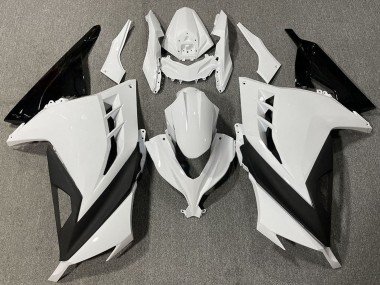 2013-2018 White Black Kawasaki Ninja 300 Motorcycle Fairings