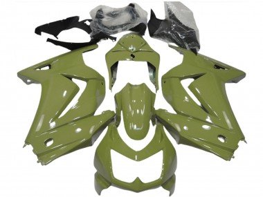 2008-2012 Olive Kawasaki Ninja 250 Motorcycle Fairings
