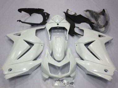 2008-2012 Glossy White Kawasaki Ninja 250 Motorcycle Fairings