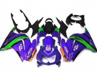 2008-2012 Purple Orange Green Black Kawasaki Ninja 250 Motorcycle Fairings