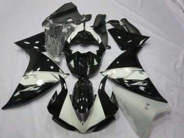 2012-2014 Glossy Black White Silver Yamaha R1 Motorcycle Fairings