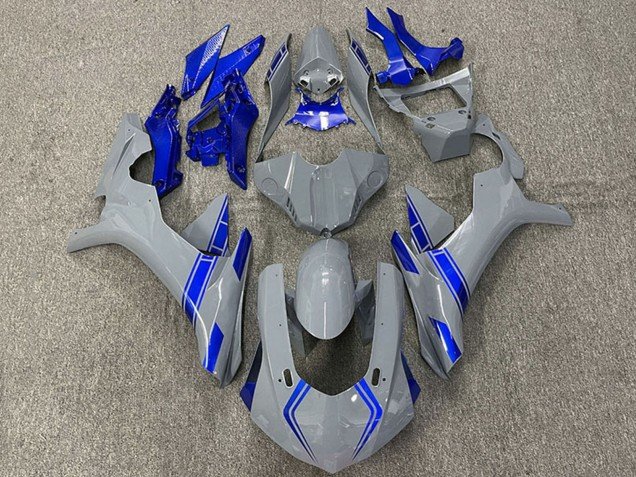 2015-2019 Nardo Grey Blue Yamaha R1 Motorcycle Fairings